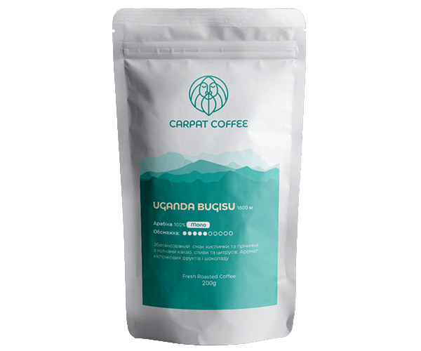 Кофе Carpat Coffee Uganda Bugisu молотый 200 г - фото-1
