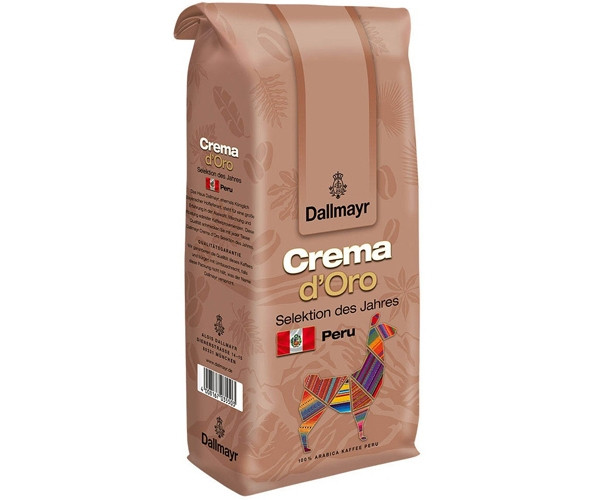 Кофе Dallmayr Crema d'Oro Selektion des Jahres Peru в зернах 1 кг - фото-2