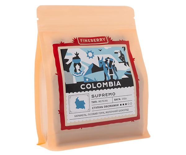 Кофе Fineberry Colombia молотый 250 г