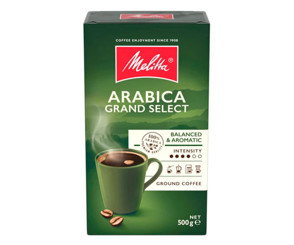 Кофе Melitta Grand Select 100% Arabica молотый 500 г фото