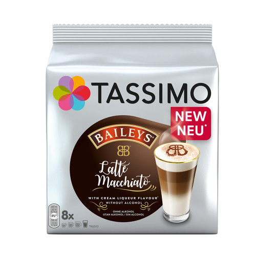 Кофе в капсулах Tassimo Jacobs Latte Macchiato Baileys 8 шт - фото-1