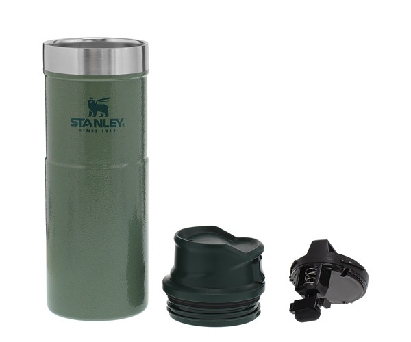 Термокружка Stanley Classic Trigger-action Hammertone Green 470 мл (10-06439-030) - фото-5