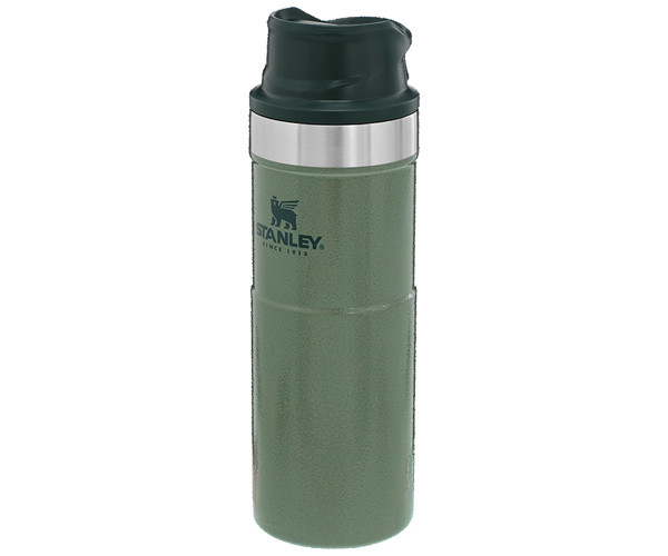 Термокружка Stanley Classic Trigger-action Hammertone Green 470 мл (10-06439-030) - фото-1