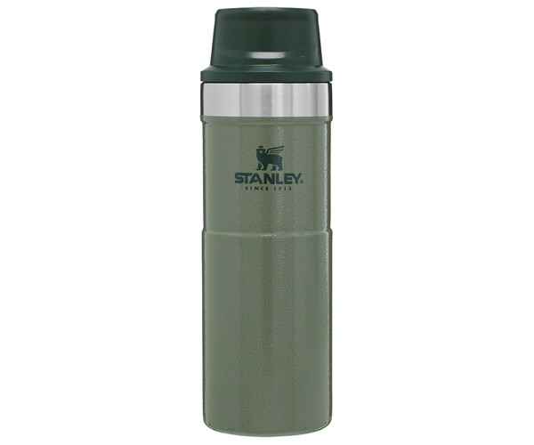 Термокружка Stanley Classic Trigger-action Hammertone Green 470 мл (10-06439-030) - фото-2