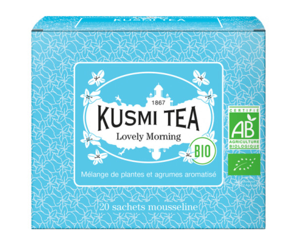 Зеленый чай органический Kusmi Tea Lovely Morning в пакетиках 20 шт