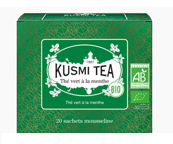 Зеленый чай органический Kusmi Tea Spearmint в пакетиках 20 шт