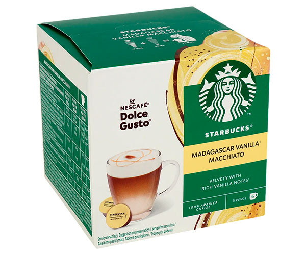 Кофе в капсулах Starbucks Dolce Gusto Madagascar Vanilla Macchiato - 12 шт