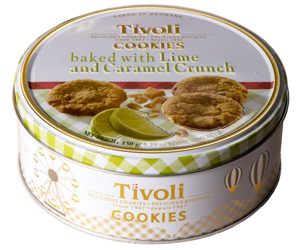 Печенье Tivoli Tin сливочное лайм и карамель 150 г - фото-1