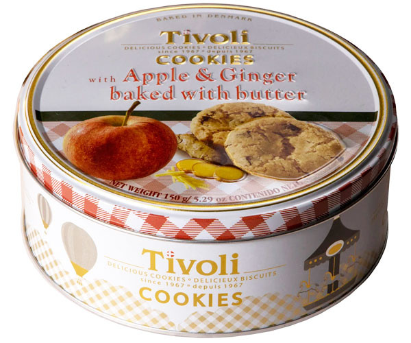 Печенье Tivoli Tin сливочное яблоко и имбирь 150 г - фото-1