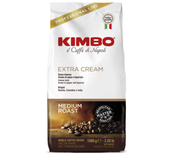 Кофе Kimbo Extra Cream в зернах 1 кг - фото-1