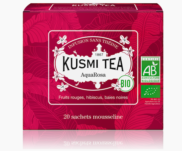 Травяной чай органический Kusmi Tea Aqua Rosa в пакетиках 20 шт - фото-1