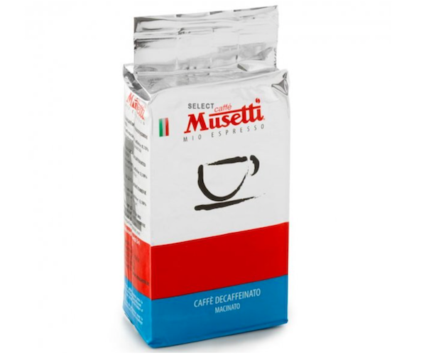 Кофе без кофеина Musetti Caffe Decaffeinated молотый 250 г - фото-1