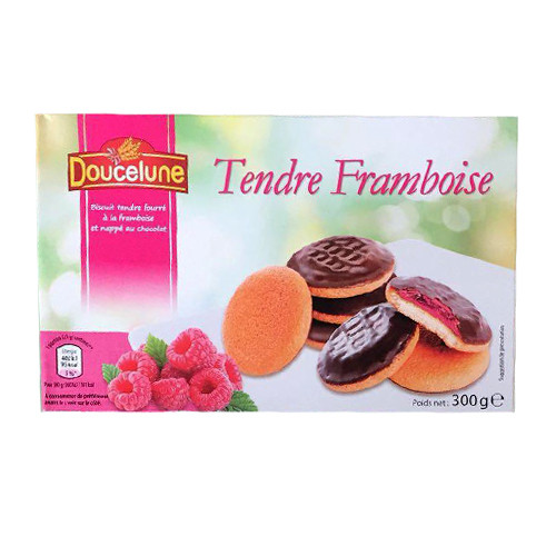 Печенье Doucelune Tendre Framboise 300 г - фото-1