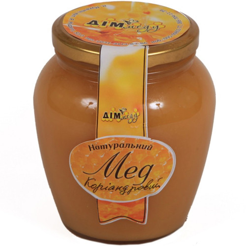 Мёд Дім меду Кориандр в стекле 700 г - фото-1