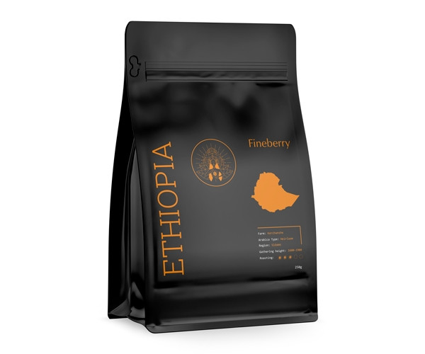 Кофе Fineberry Ethiopia в зернах 250 г - фото-3