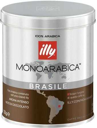 Кофе Illy Monoarabica Бразилия молотый 125 г - фото-1