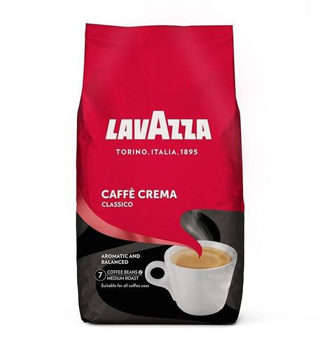 Кофе Lavazza Classico Caffe Crema в зернах 1 кг - фото-2