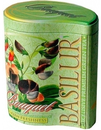Зеленый чай Basilur Зеленая свежесть ж/б 100 г - фото-1