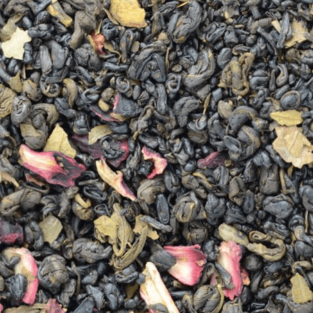 Зеленый и черный чай Земляника со сливками II Світ Чаю 100 г - фото-1
