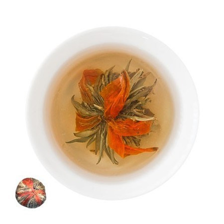 Зеленый чай Огненный цветок Бриллиантовый Дракон ж/б 50 г - фото-1