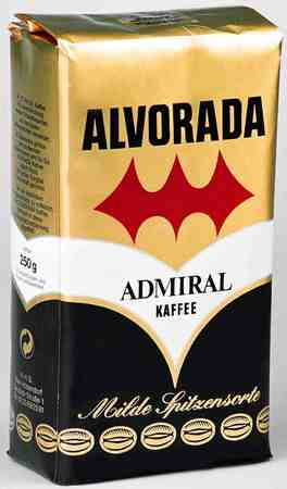 Кофе Alvorada Admiral Kaffee молотый 250 г - фото-1