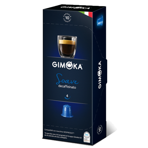 Кофе в капсулах Gimoka Dek Soave Nespresso - 200 шт - фото-1