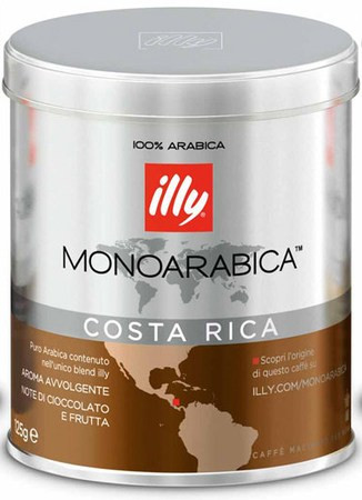 Кофе Illy Monoarabica Коста-Рика молотый 125 г - фото-1