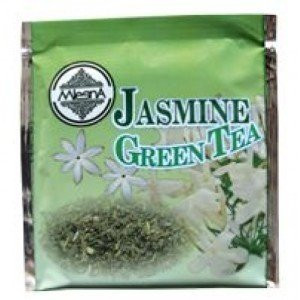 Зеленый чай Жасмин в пакетиках Млесна картон 200 г - фото-1