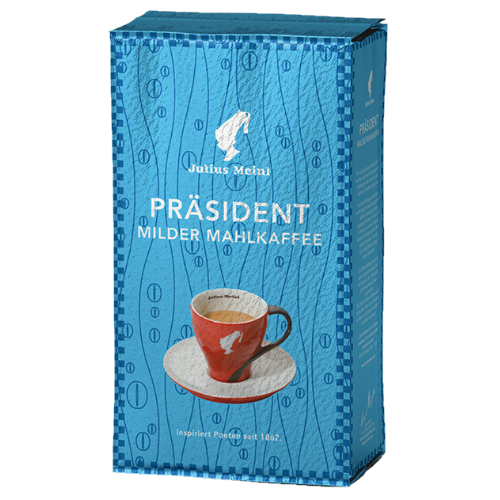 Кофе Julius Meinl President milder mahlkaffee молотый 500 г - фото-1