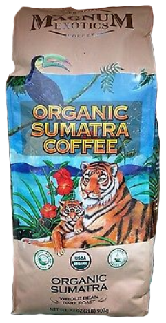 Кофе Magnum Organic Sumatra в зернах 907 г - фото-1
