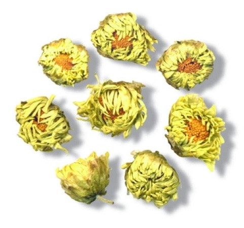 Цветочный чай Хризантема Джу Хуа Бриллиантовый дракон пак. из фольги 200 г - фото-1