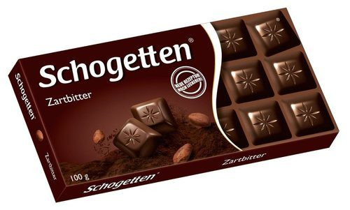 Черный шоколад Schogetten 50% какао 100 г - фото-1