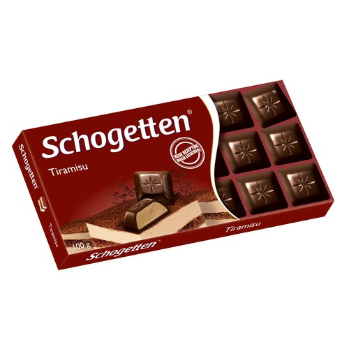 Черный шоколад Schogetten Тирамису 100 г - фото-1