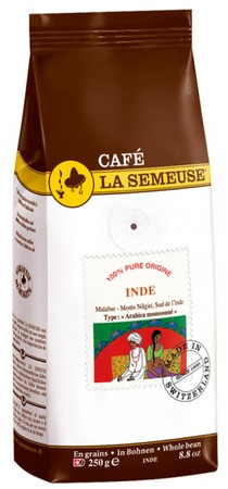 Кофе La Semeuse Inde Malabar в зернах 250 г - фото-1