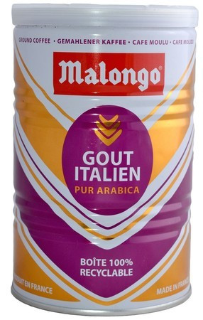 Кофе Malongo gout Italien молотый ж/б 250 г - фото-1