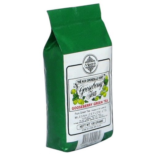 Зеленый чай Млесна Крыжовник пак. из фольги 100 г - фото-1
