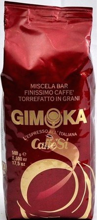 Кофе Gimoka Caffe Si Rosso в зернах 500 г - фото-1