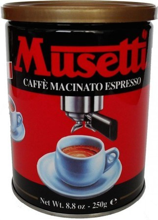 Кофе Musetti Caffe Espresso молотый ж/б 250 г - фото-2
