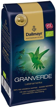 Кофе Dallmayr Granverde Bio в зернах 250 г - фото-1