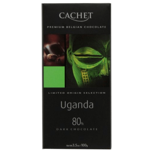 Черный шоколад Cachet Уганда 80% 100 г - фото-1