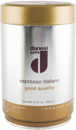 Кофе Danesi Espresso gold ж/б в зернах 250 г - фото-1