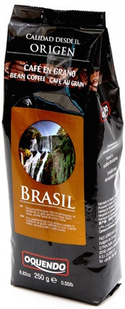 Кофе Oquendo Brasil в зернах 250 г - фото-1