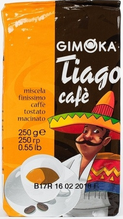 Кофе Gimoka Tiago cafe молотый 250 г - фото-1