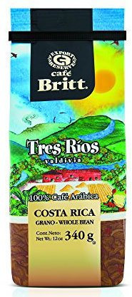 Кофе Cafe Britt Costa Rican Tres Rios Valdivia в зернах 340 г - фото-1