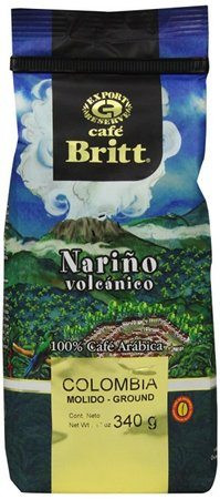 Кофе Cafe Britt Colombian Narino Volcanico в зернах 340 г - фото-1