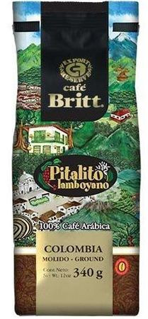Кофе Cafe Britt Colombian Pitalito Laboyano в зернах 340 г - фото-1