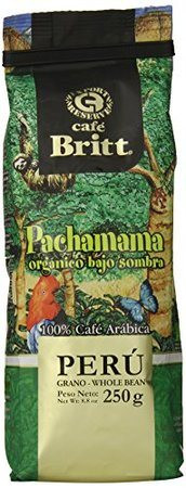 Кофе Cafe Britt Peruvian Pachamama Organic в зернах 250 г - фото-1