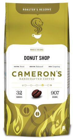 Кофе Camerons Donut Shop в зернах 907 г - фото-1