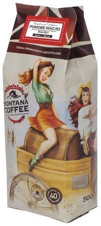 Кофе Montana Coffee Ромовое Масло в зернах 500 г - фото-1
