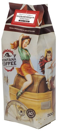 Кофе Montana Coffee Ванильный Миндаль в зернах 500 г - фото-1